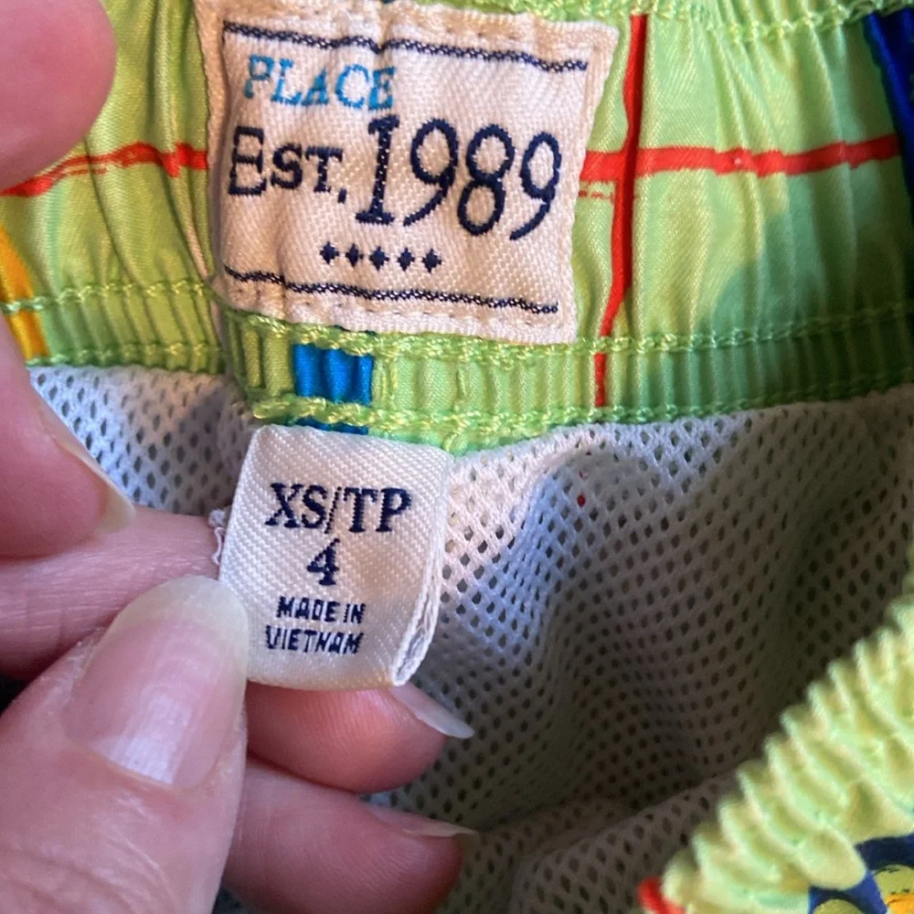 2 Pairs of Little Boys Size 4 Swim Trunks